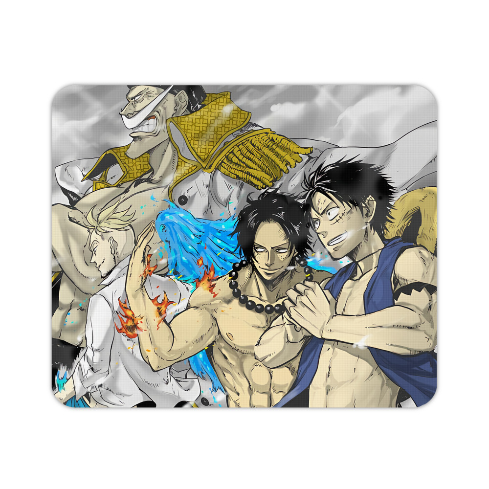 （画像用） ワンピース ONE PIECE マウスパッド ステッチ加工 ラバー素材 防水 滑り止め 超薄型 ゲーミング/オフィス対応