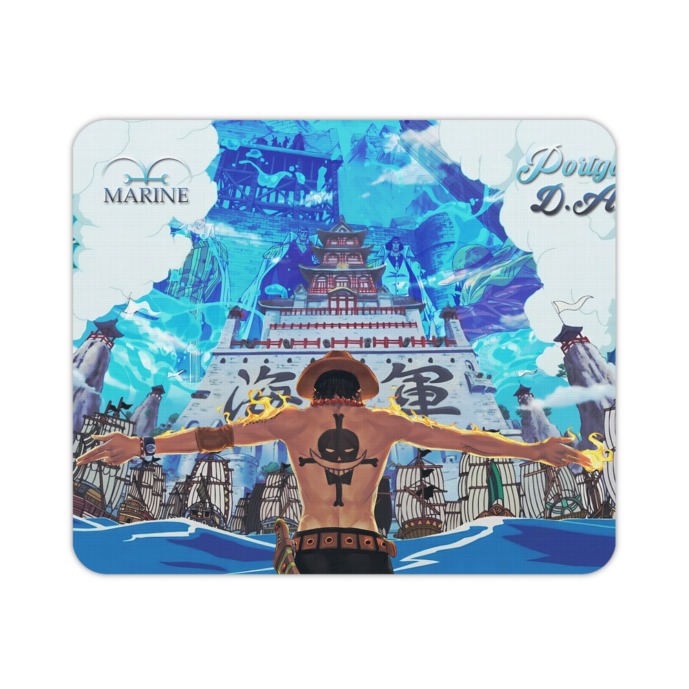 （画像用） ワンピース ONE PIECE マウスパッド ステッチ加工 ラバー素材 防水 滑り止め 超薄型 ゲーミング/オフィス対応