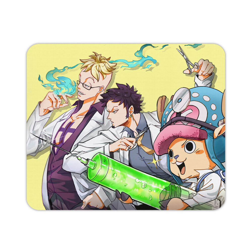 （画像用） ワンピース ONE PIECE マウスパッド ステッチ加工 ラバー素材 防水 滑り止め 超薄型 ゲーミング/オフィス対応