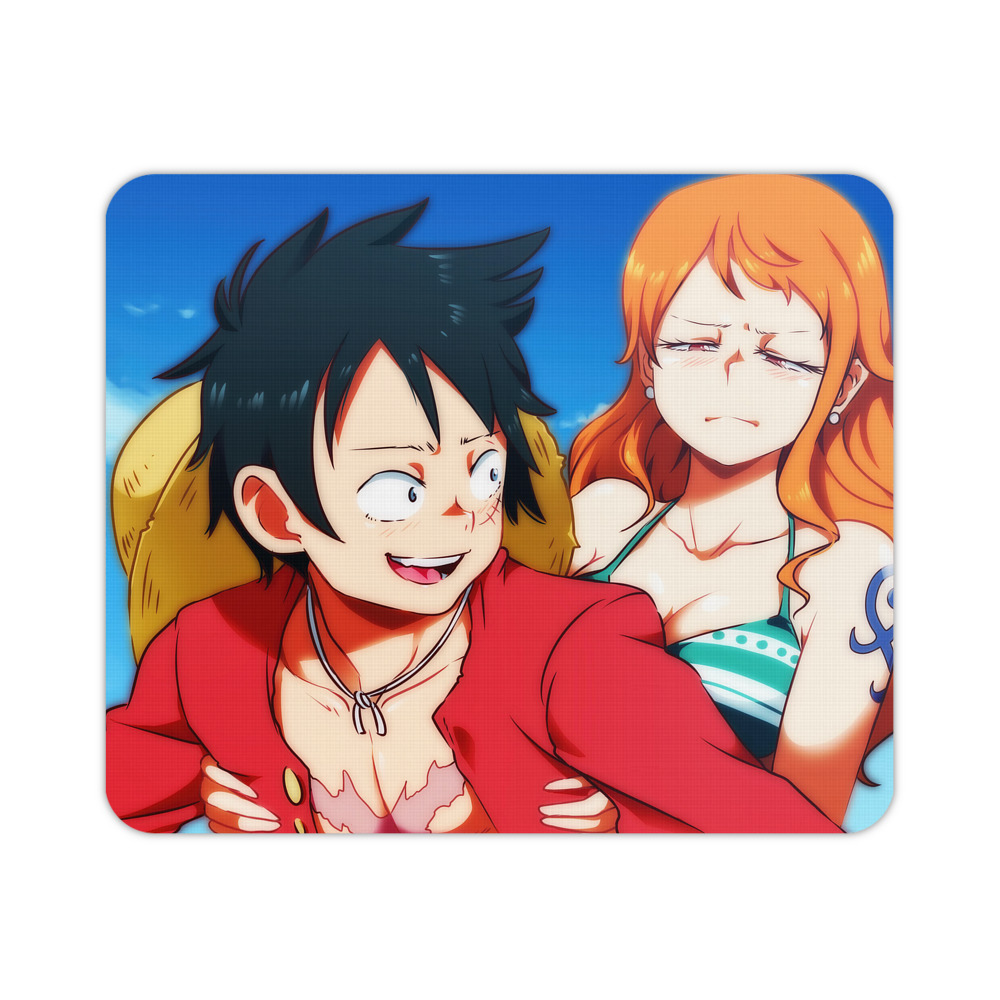 （画像用） ワンピース ONE PIECE マウスパッド ステッチ加工 ラバー素材 防水 滑り止め 超薄型 ゲーミング/オフィス対応