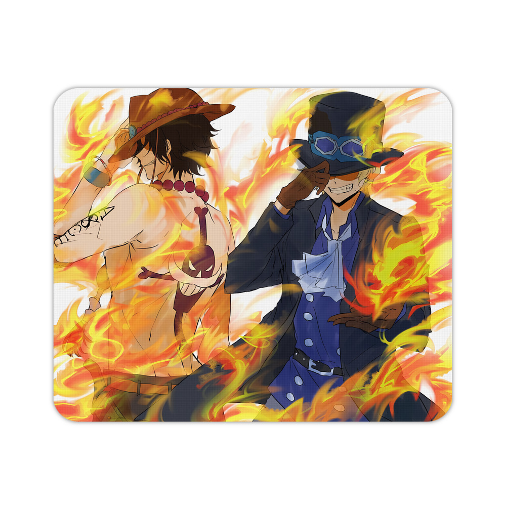 （画像用） ワンピース ONE PIECE マウスパッド ステッチ加工 ラバー素材 防水 滑り止め 超薄型 ゲーミング/オフィス対応