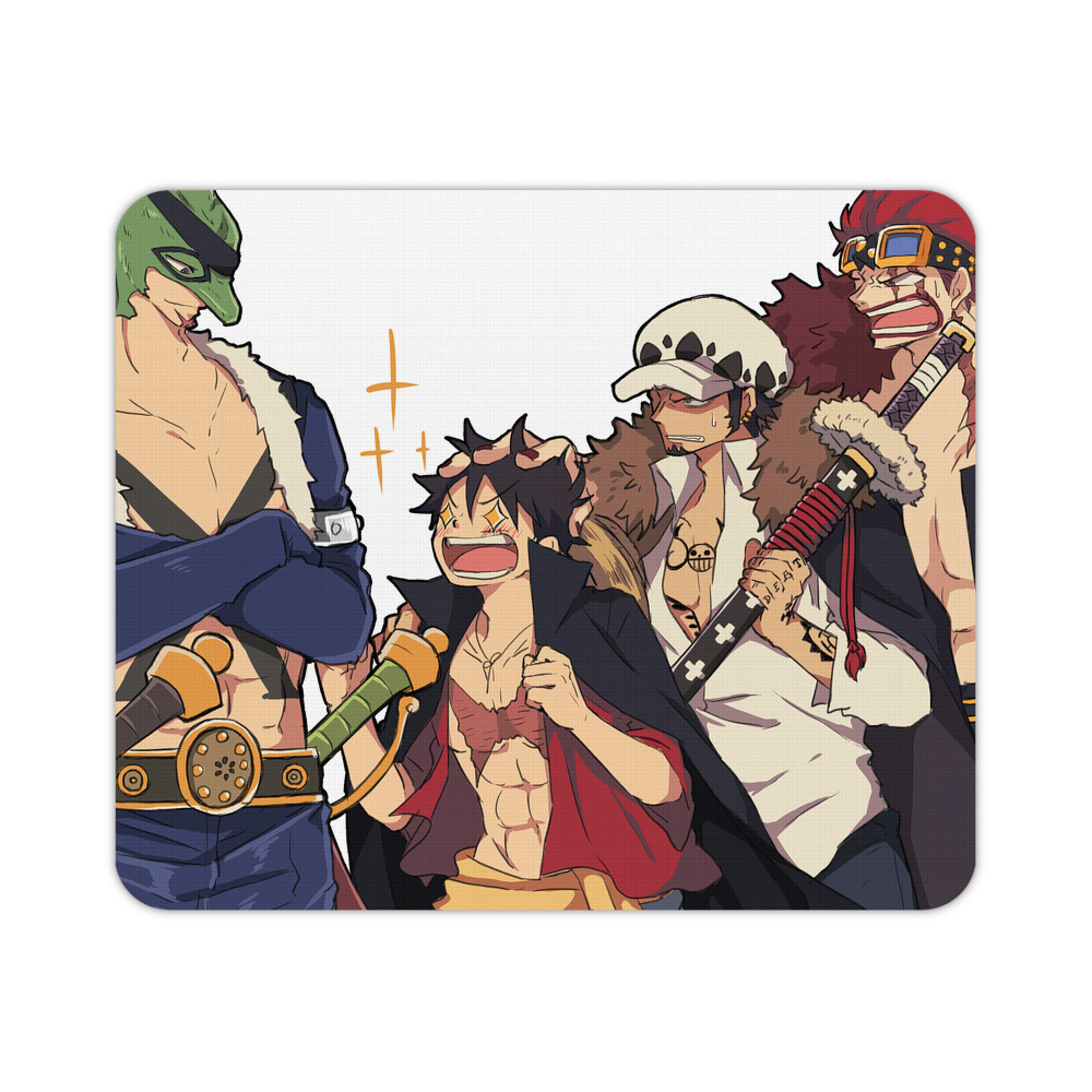 ワンピース ONE PIECE マウスパッド ステッチ加工 ラバー素材 防水 滑り止め 超薄型 ゲーミング/オフィス対応