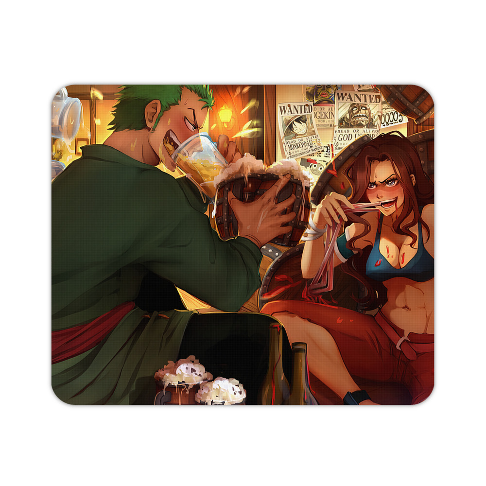 ワンピース ONE PIECE マウスパッド ステッチ加工 ラバー素材 防水 滑り止め 超薄型 ゲーミング/オフィス対応