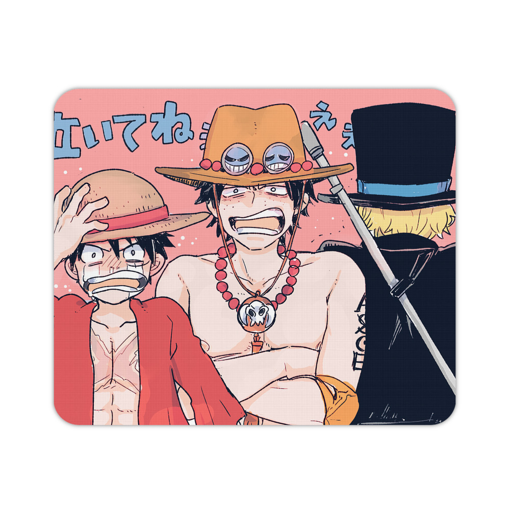 ワンピース ONE PIECE マウスパッド ステッチ加工 ラバー素材 防水 滑り止め 超薄型 ゲーミング/オフィス対応