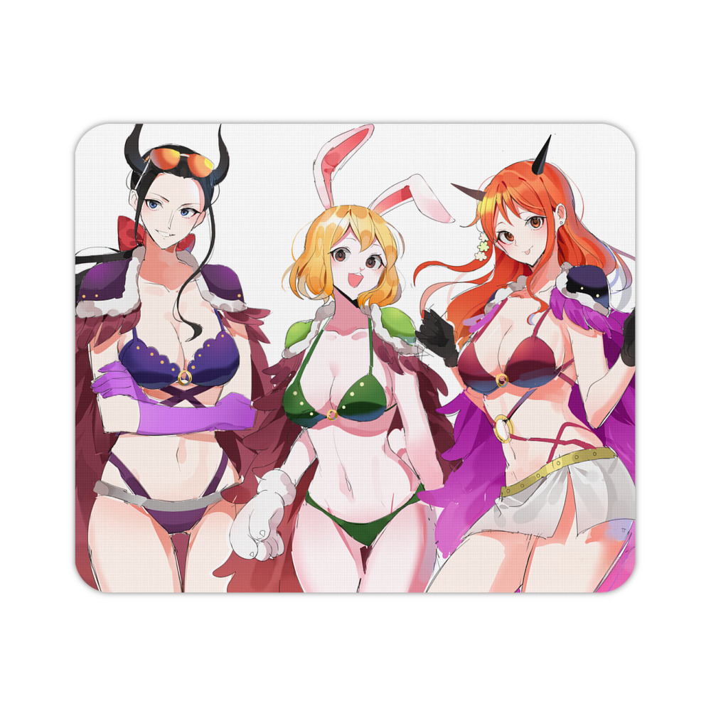 ワンピース ONE PIECE マウスパッド ステッチ加工 ラバー素材 防水 滑り止め 超薄型 ゲーミング/オフィス対応