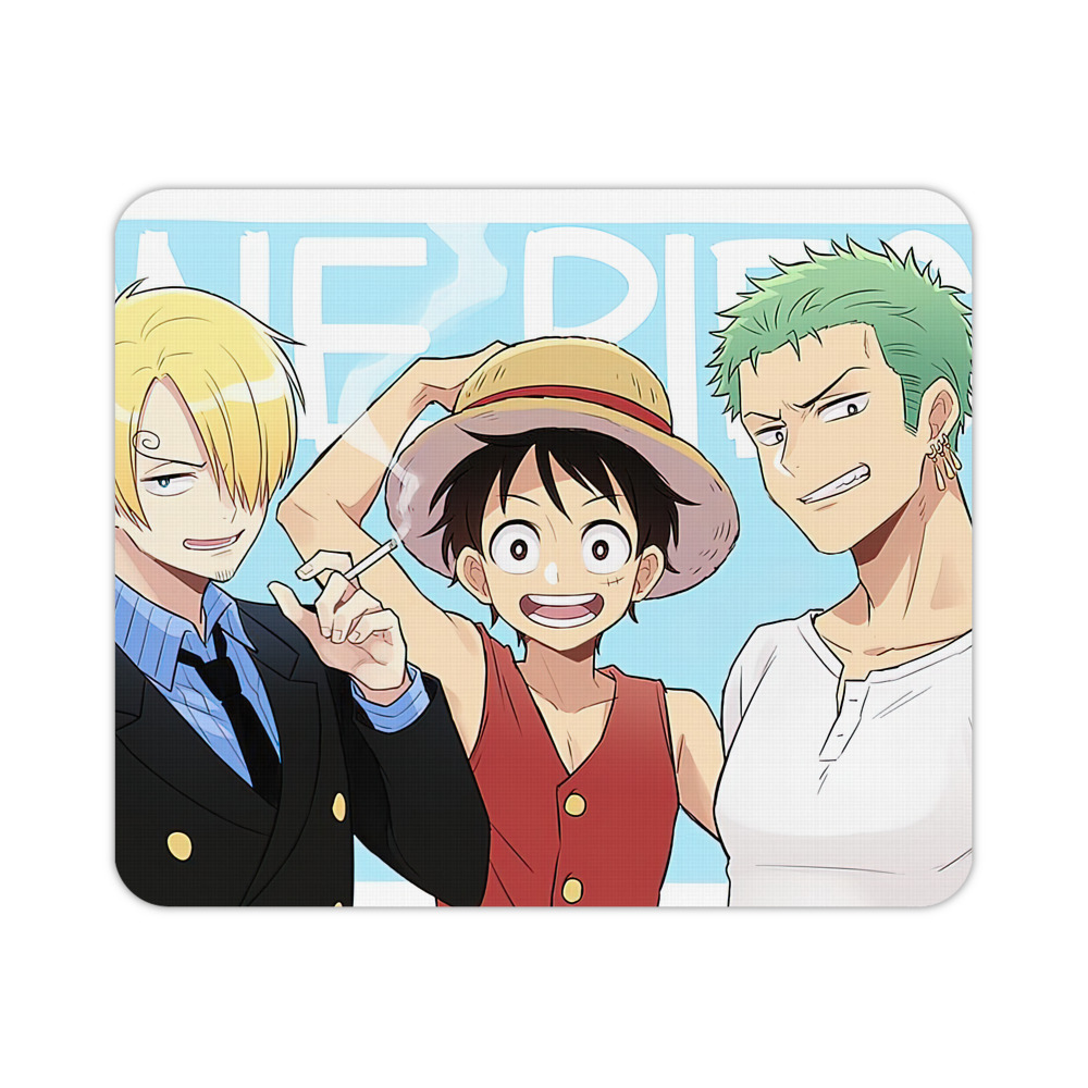 ワンピース ONE PIECE マウスパッド ステッチ加工 ラバー素材 防水 滑り止め 超薄型 ゲーミング/オフィス対応