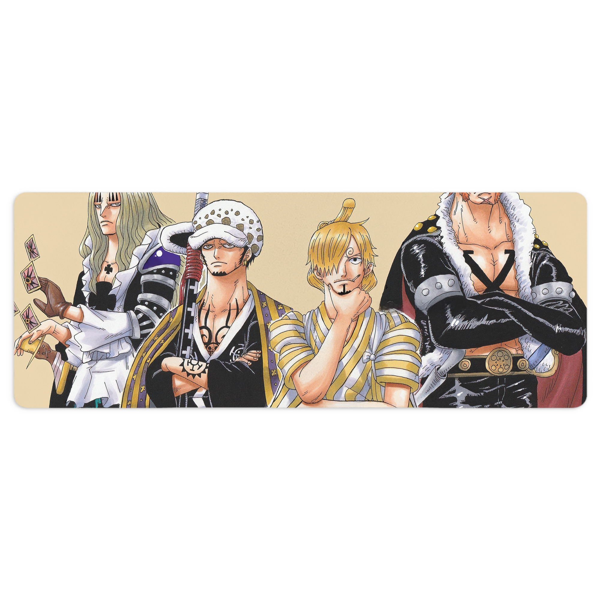 （画像用） ワンピース ONE PIECE ステッチ加工 大判デスクマット／滑り止めマウスパッド
