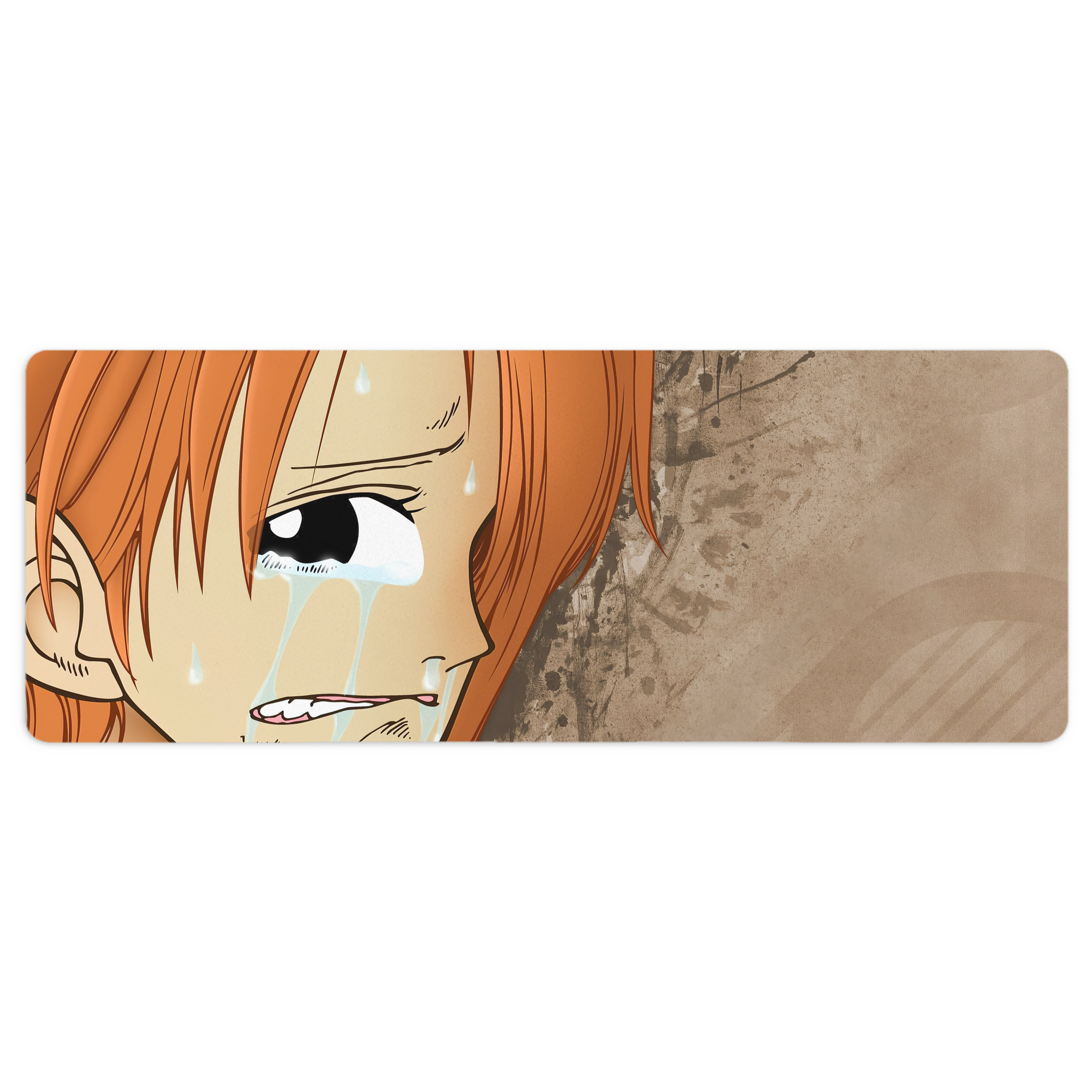 （画像用） ワンピース ONE PIECE ステッチ加工 大判デスクマット／滑り止めマウスパッド