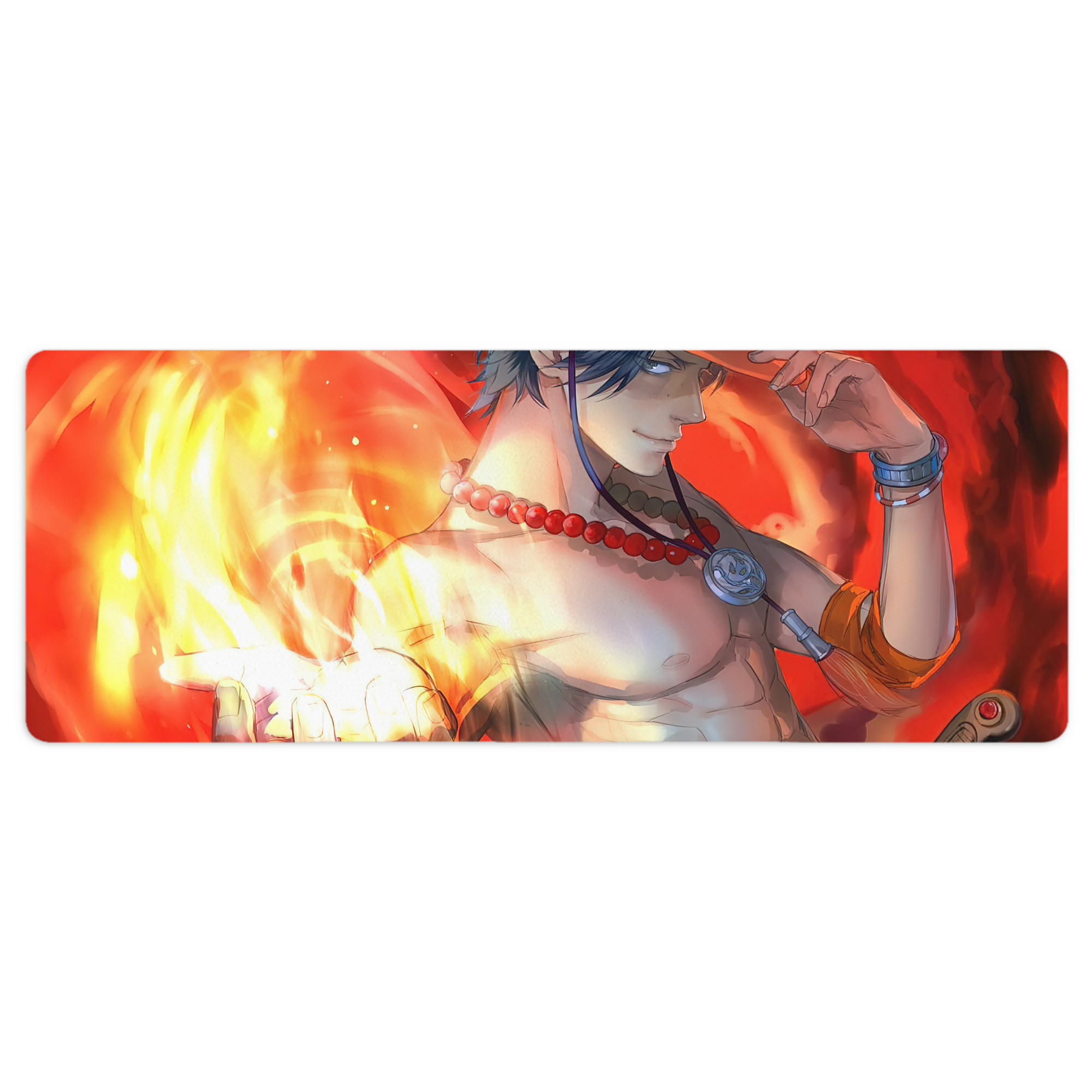 （画像用） ワンピース ONE PIECE ステッチ加工 大判デスクマット／滑り止めマウスパッド