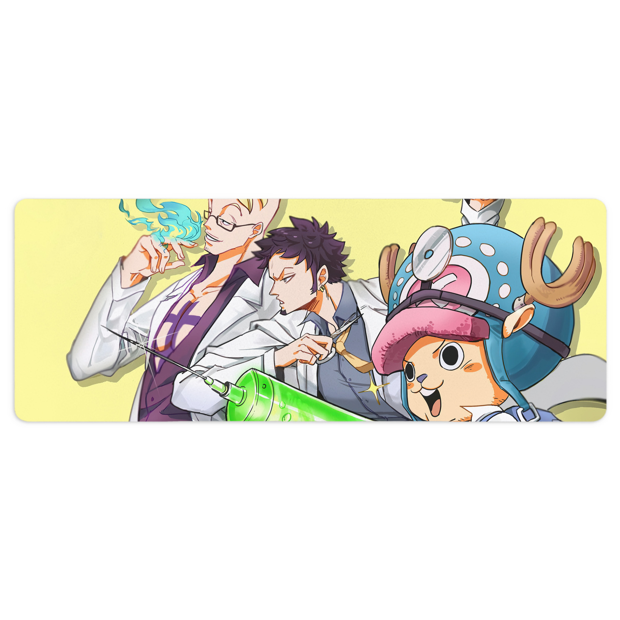 （画像用） ワンピース ONE PIECE ステッチ加工 大判デスクマット／滑り止めマウスパッド