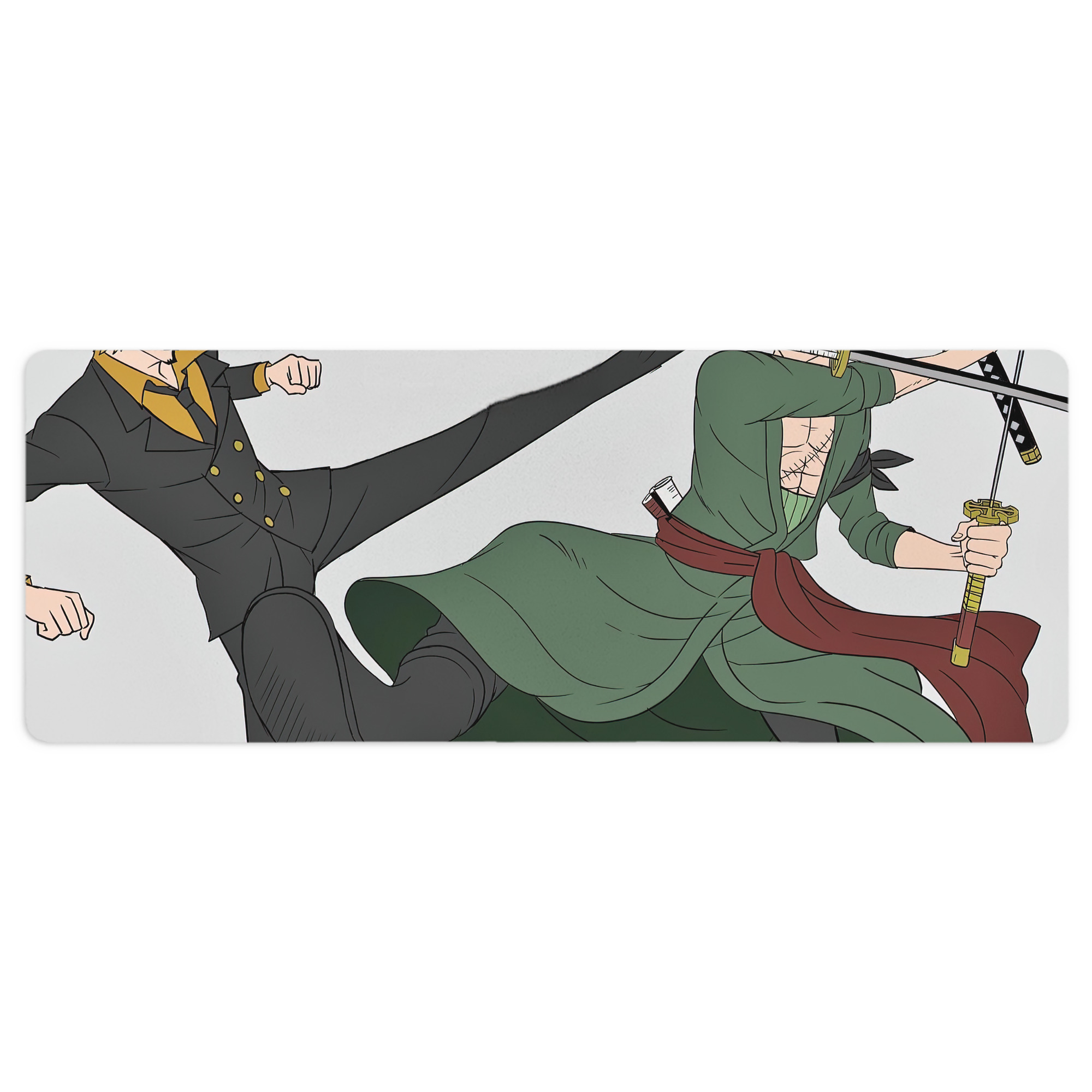（画像用） ワンピース ONE PIECE ステッチ加工 大判デスクマット／滑り止めマウスパッド