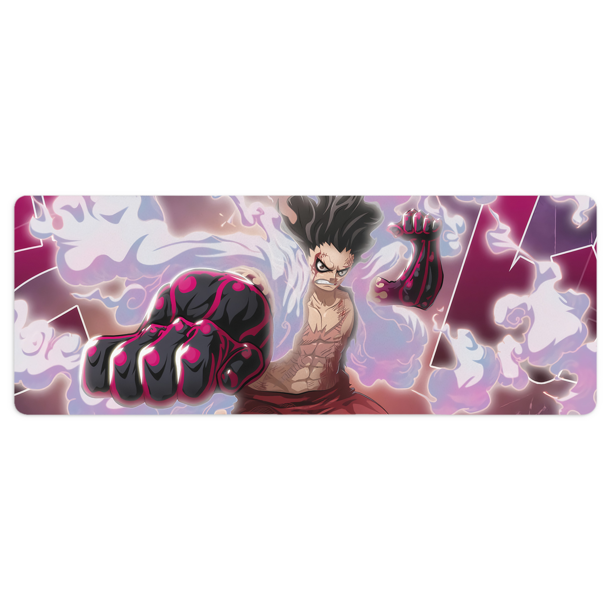 （画像用） ワンピース ONE PIECE ステッチ加工 大判デスクマット／滑り止めマウスパッド