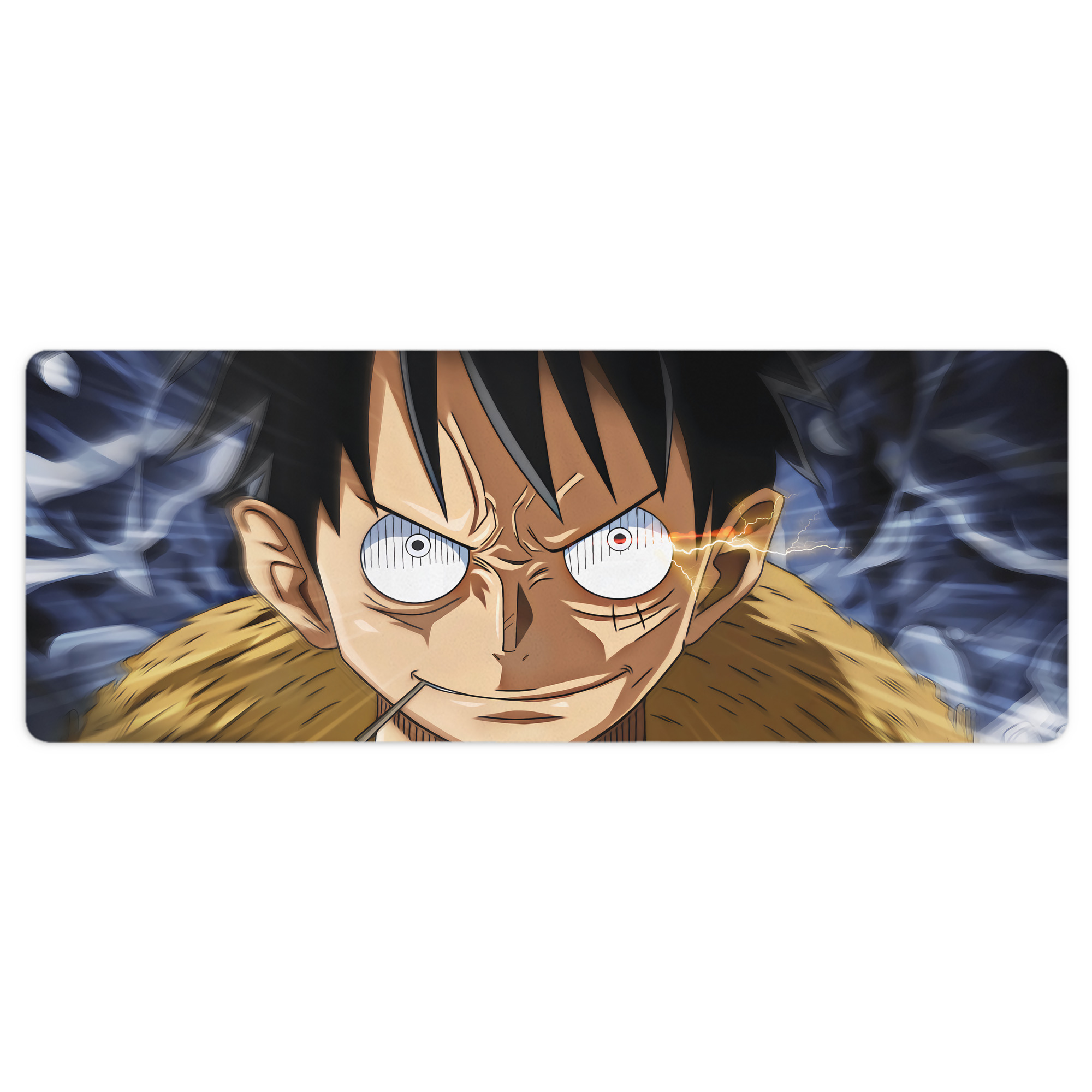 （画像用） ワンピース ONE PIECE ステッチ加工 大判デスクマット／滑り止めマウスパッド