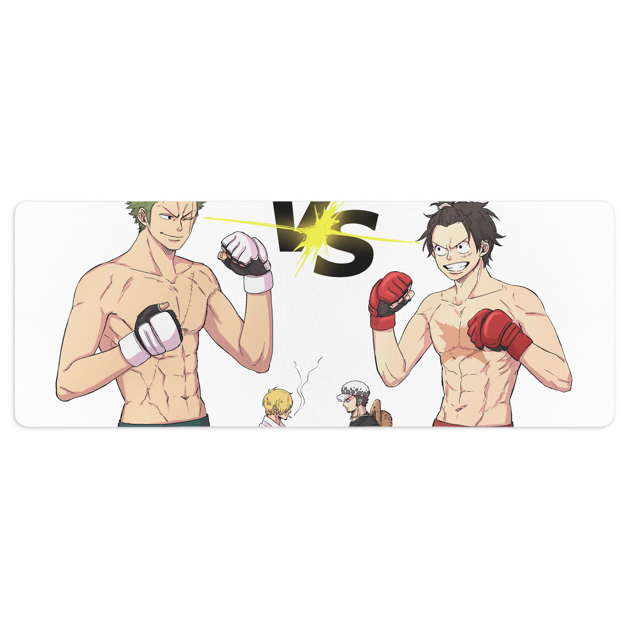 （画像用） ワンピース ONE PIECE ステッチ加工 大判デスクマット／滑り止めマウスパッド