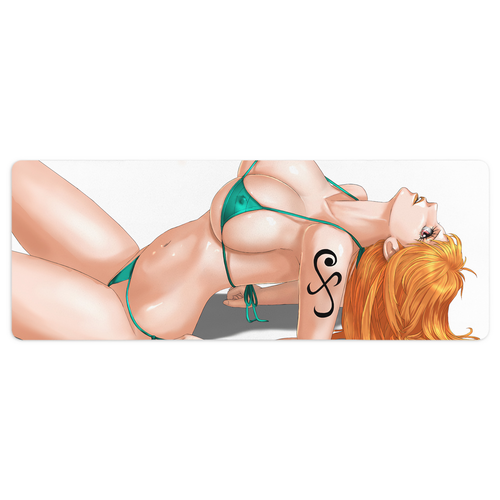 （画像用） ワンピース ONE PIECE ステッチ加工 大判デスクマット／滑り止めマウスパッド