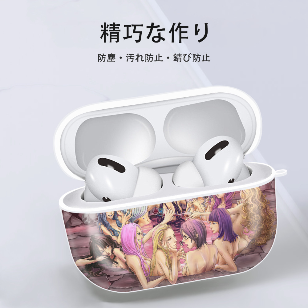 ワンピース ONE PIECE 【AirPods Pro用】ハードシェル保護ケース 耐衝撃・防指紋・カラビナ付き商品仕様