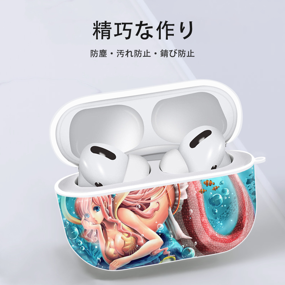 ワンピース ONE PIECE 【AirPods Pro用】ハードシェル保護ケース 耐衝撃・防指紋・カラビナ付き商品仕様