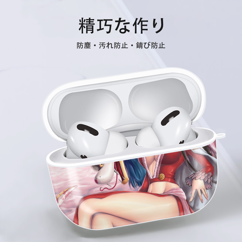 ワンピース ONE PIECE 【AirPods Pro用】ハードシェル保護ケース 耐衝撃・防指紋・カラビナ付き商品仕様