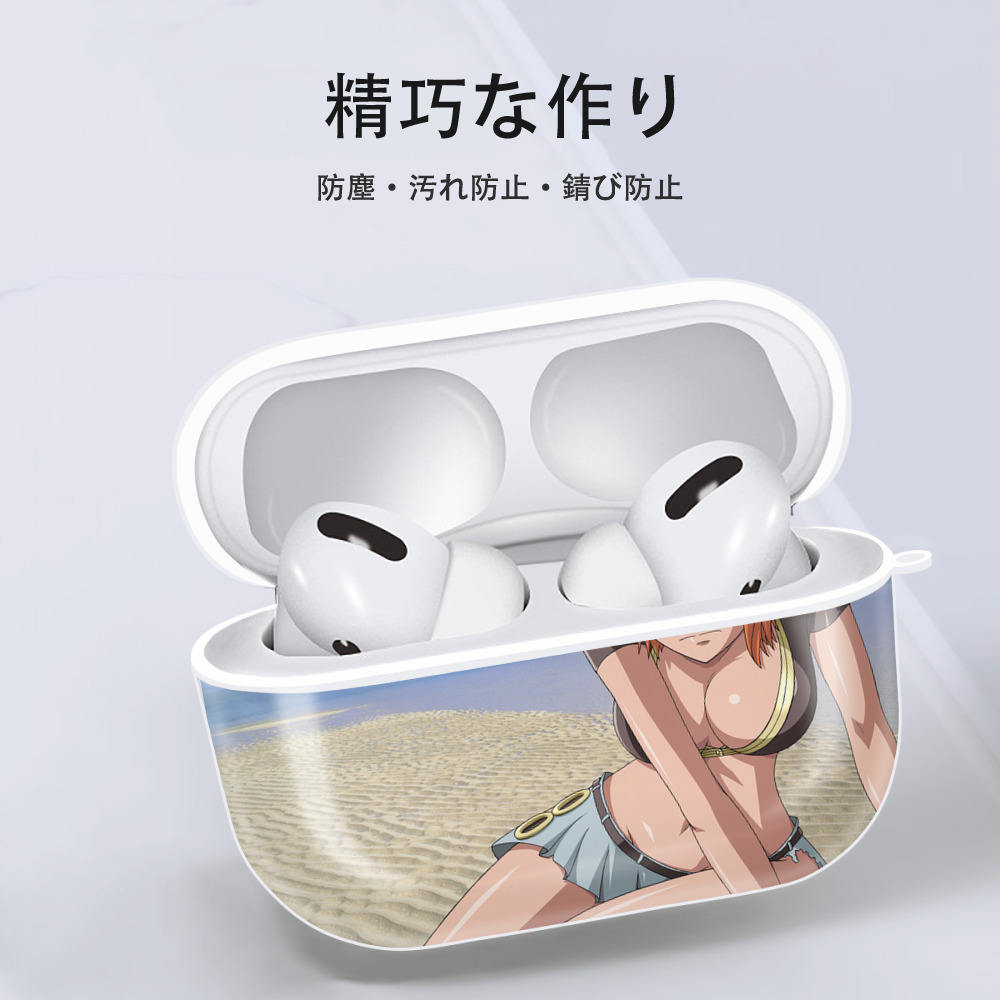 ワンピース ONE PIECE 【AirPods Pro用】ハードシェル保護ケース 耐衝撃・防指紋・カラビナ付き商品仕様