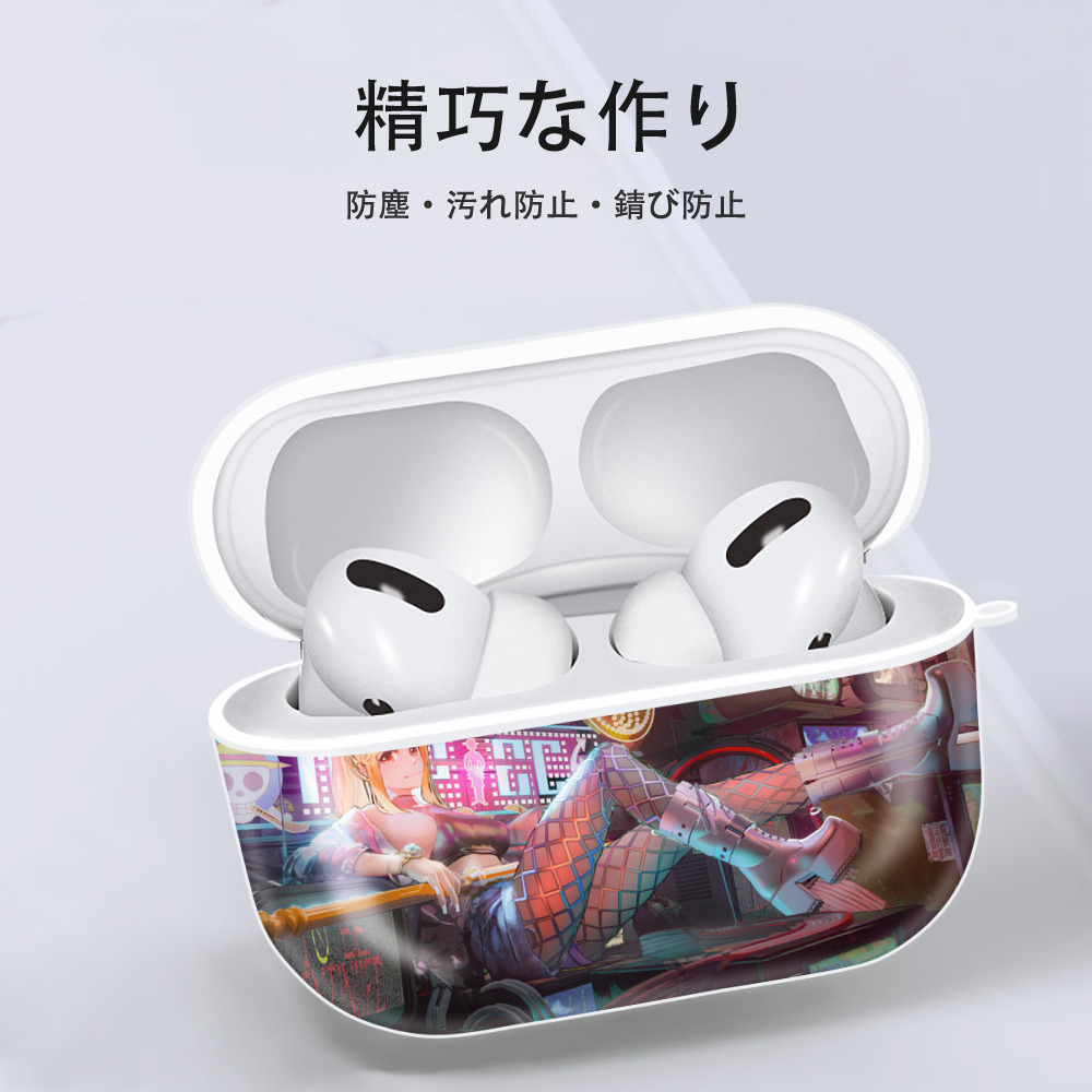 ワンピース ONE PIECE 【AirPods Pro用】ハードシェル保護ケース 耐衝撃・防指紋・カラビナ付き商品仕様