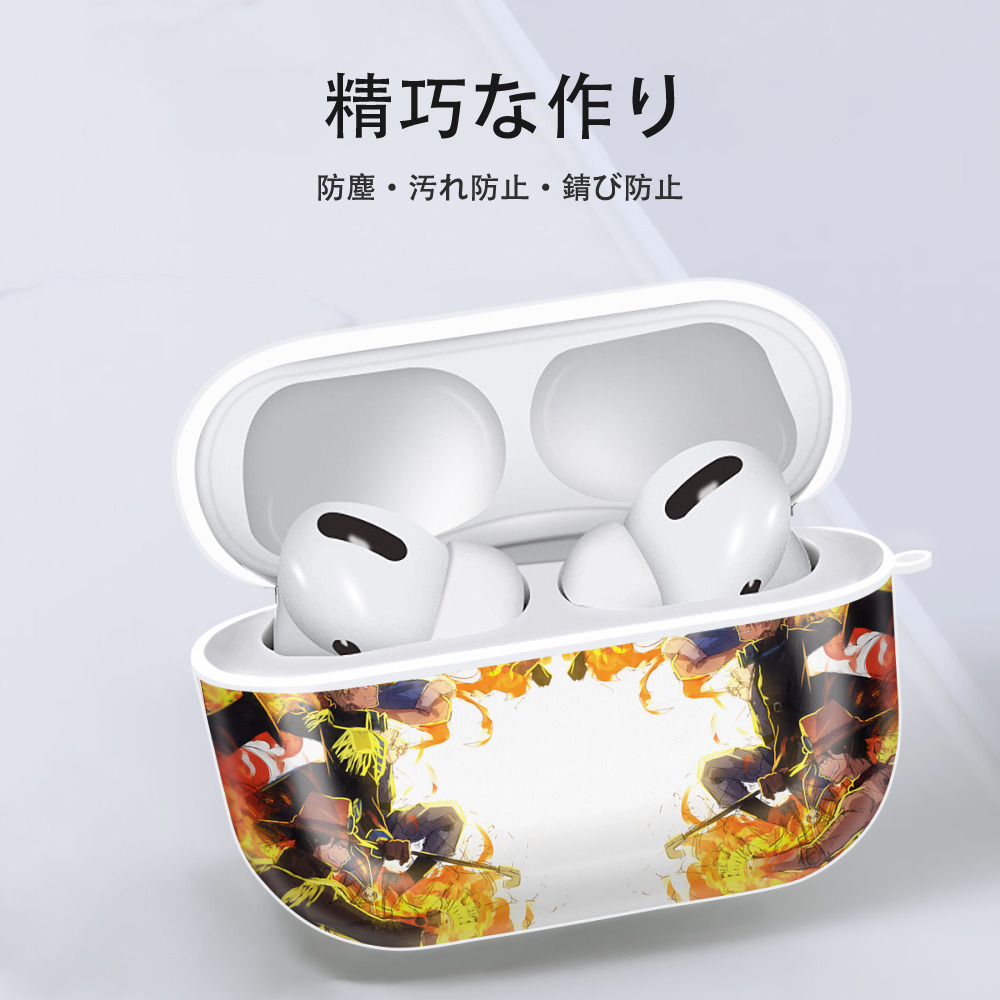 ワンピース ONE PIECE 【AirPods Pro用】ハードシェル保護ケース 耐衝撃・防指紋・カラビナ付き商品仕様
