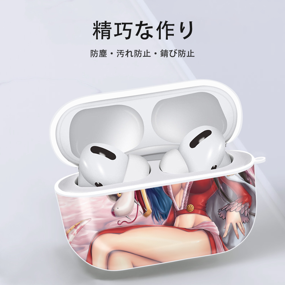 ワンピース ONE PIECE 【AirPods Pro用】ハードシェル保護ケース 耐衝撃・防指紋・カラビナ付き商品仕様