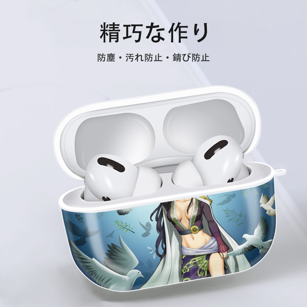 ワンピース ONE PIECE 【AirPods Pro用】ハードシェル保護ケース 耐衝撃・防指紋・カラビナ付き商品仕様