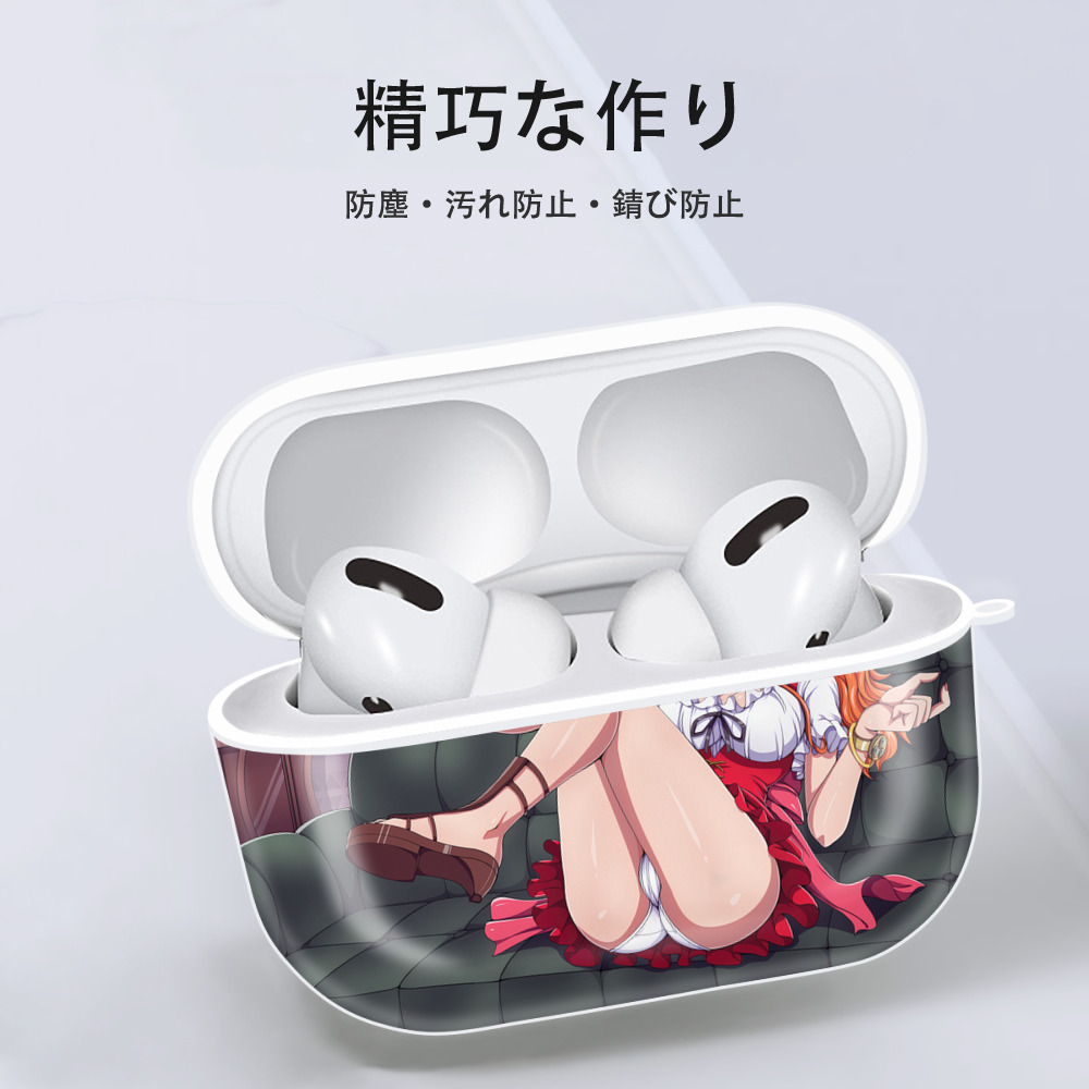 ワンピース ONE PIECE 【AirPods Pro用】ハードシェル保護ケース 耐衝撃・防指紋・カラビナ付き商品仕様