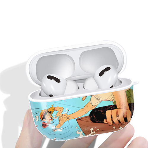 ワンピース ONE PIECE 【AirPods Pro用】ハードシェル保護ケース 耐衝撃・防指紋・カラビナ付き商品仕様