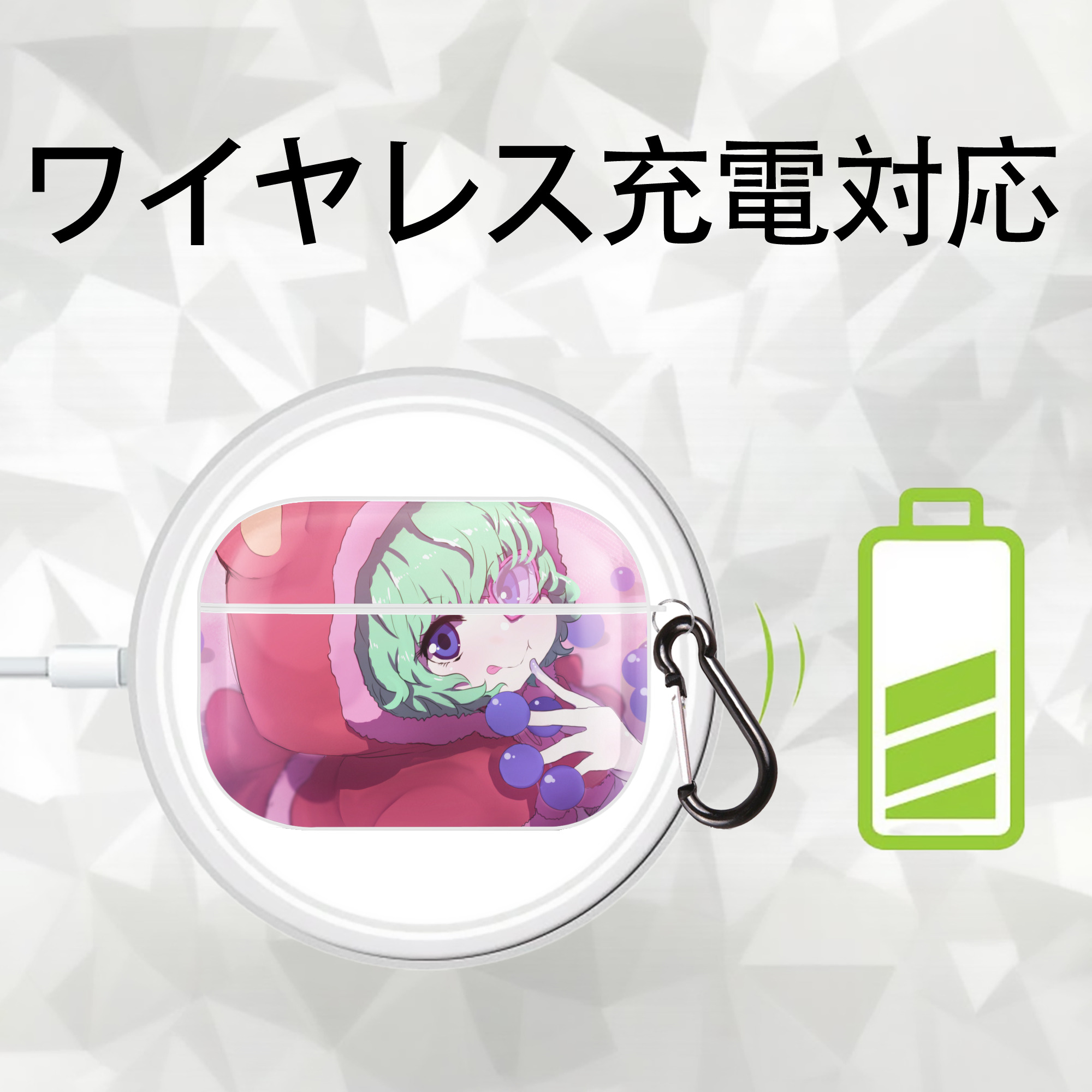 ワンピース ONE PIECE 【AirPods Pro用】ハードシェル保護ケース 耐衝撃・防指紋・カラビナ付き商品仕様