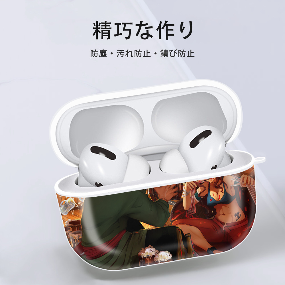 ワンピース ONE PIECE 【AirPods Pro用】ハードシェル保護ケース 耐衝撃・防指紋・カラビナ付き商品仕様