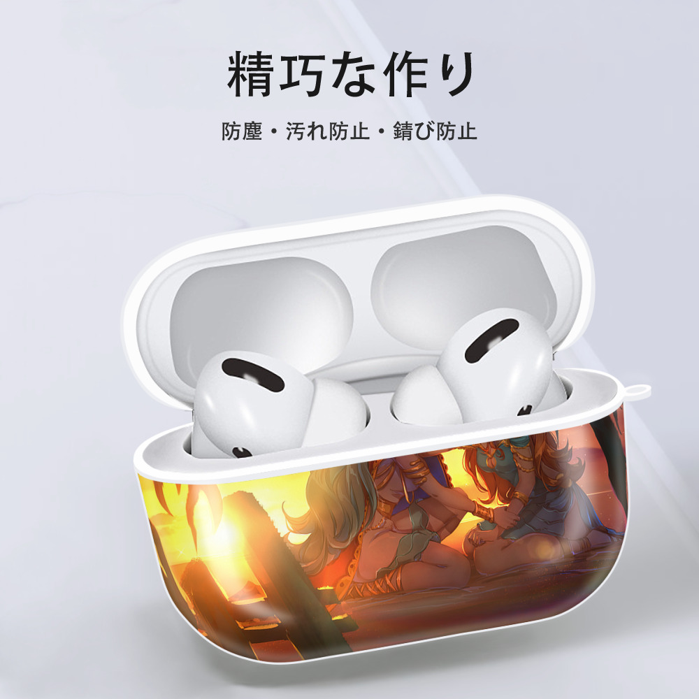 ワンピース ONE PIECE 【AirPods Pro用】ハードシェル保護ケース 耐衝撃・防指紋・カラビナ付き商品仕様