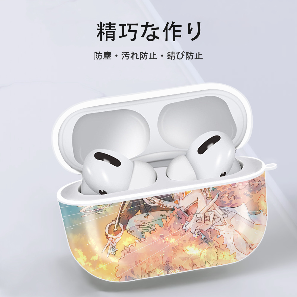 ワンピース ONE PIECE 【AirPods Pro用】ハードシェル保護ケース 耐衝撃・防指紋・カラビナ付き商品仕様