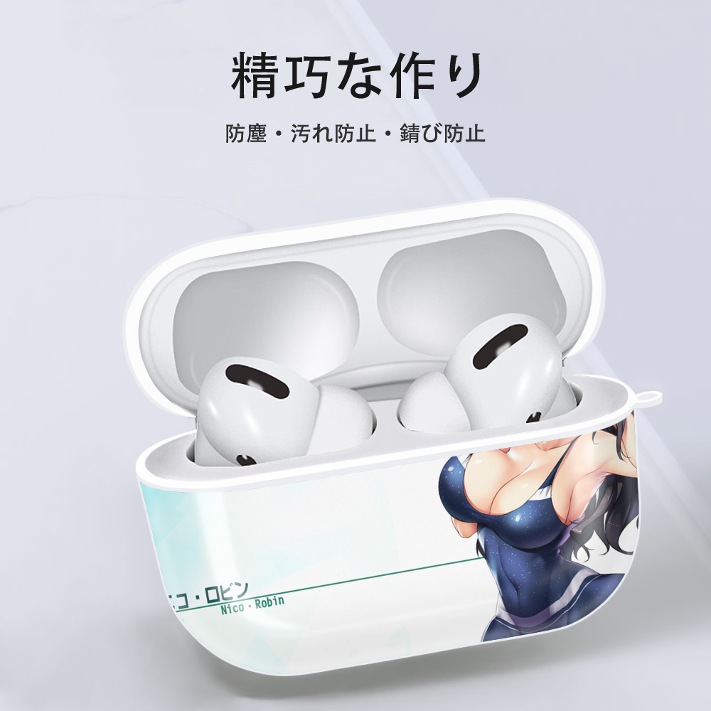 ワンピース ONE PIECE 【AirPods Pro用】ハードシェル保護ケース 耐衝撃・防指紋・カラビナ付き商品仕様