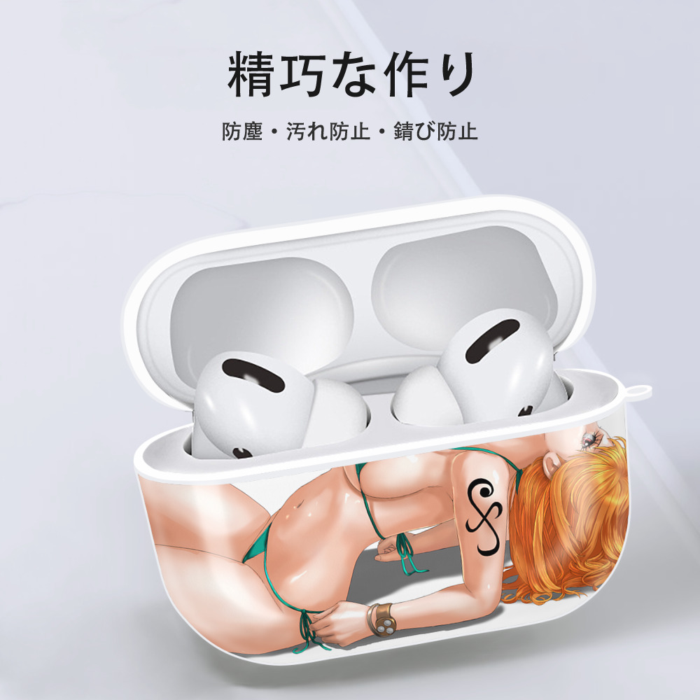 ワンピース ONE PIECE 【AirPods Pro用】ハードシェル保護ケース 耐衝撃・防指紋・カラビナ付き商品仕様