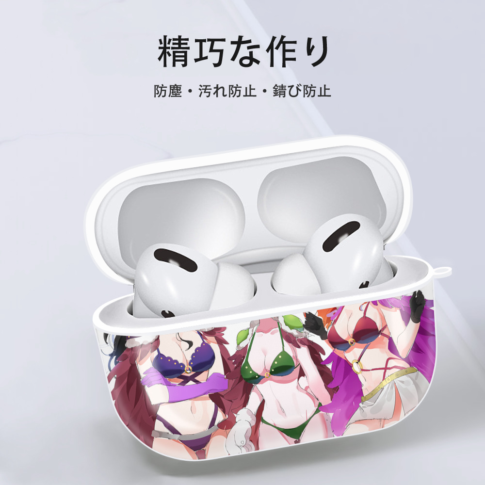ワンピース ONE PIECE 【AirPods Pro用】ハードシェル保護ケース 耐衝撃・防指紋・カラビナ付き商品仕様