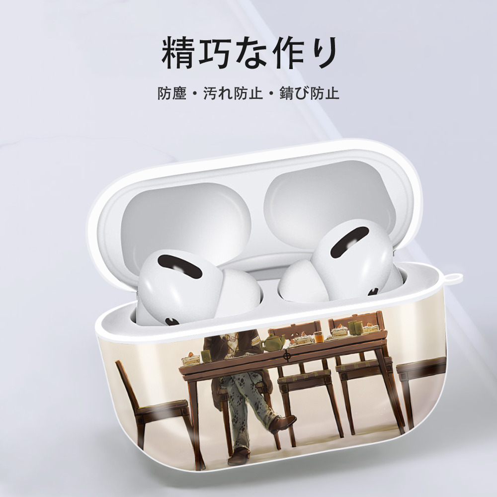 ワンピース ONE PIECE 【AirPods Pro用】ハードシェル保護ケース 耐衝撃・防指紋・カラビナ付き商品仕様