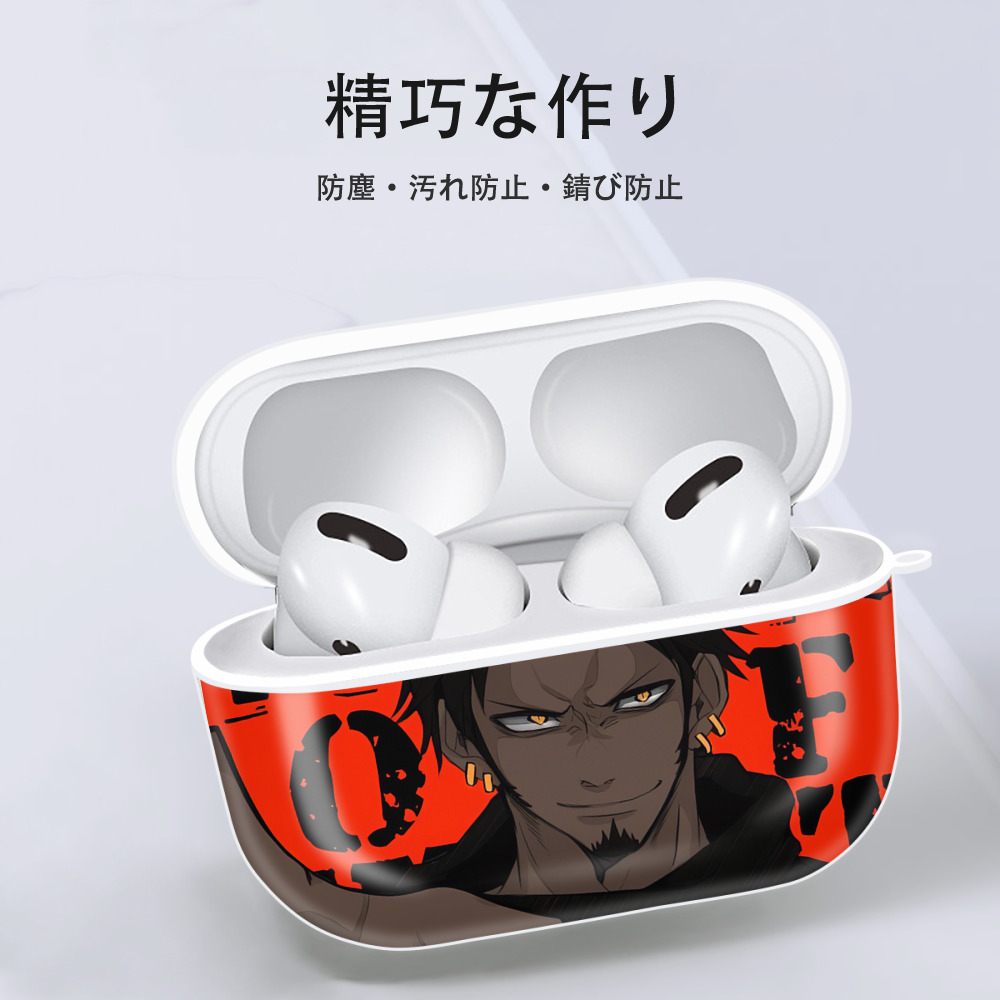 ワンピース ONE PIECE 【AirPods Pro用】ハードシェル保護ケース 耐衝撃・防指紋・カラビナ付き商品仕様
