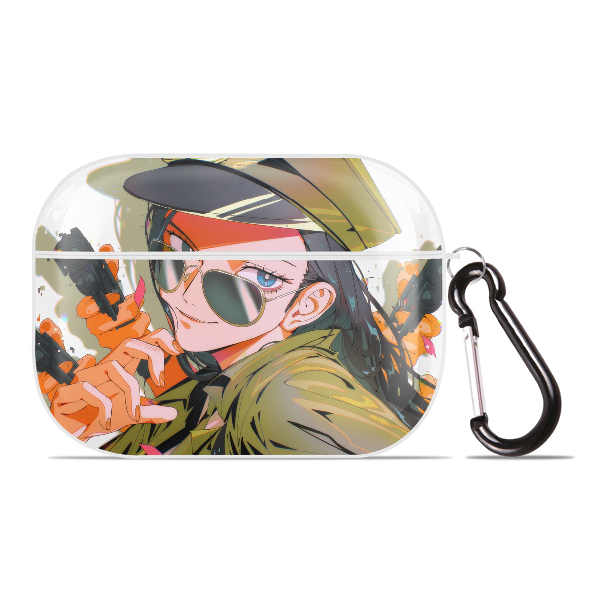 （画像用） ワンピース ONE PIECE 【AirPods Pro用】ハードシェル保護ケース 耐衝撃・防指紋・カラビナ付き商品仕様