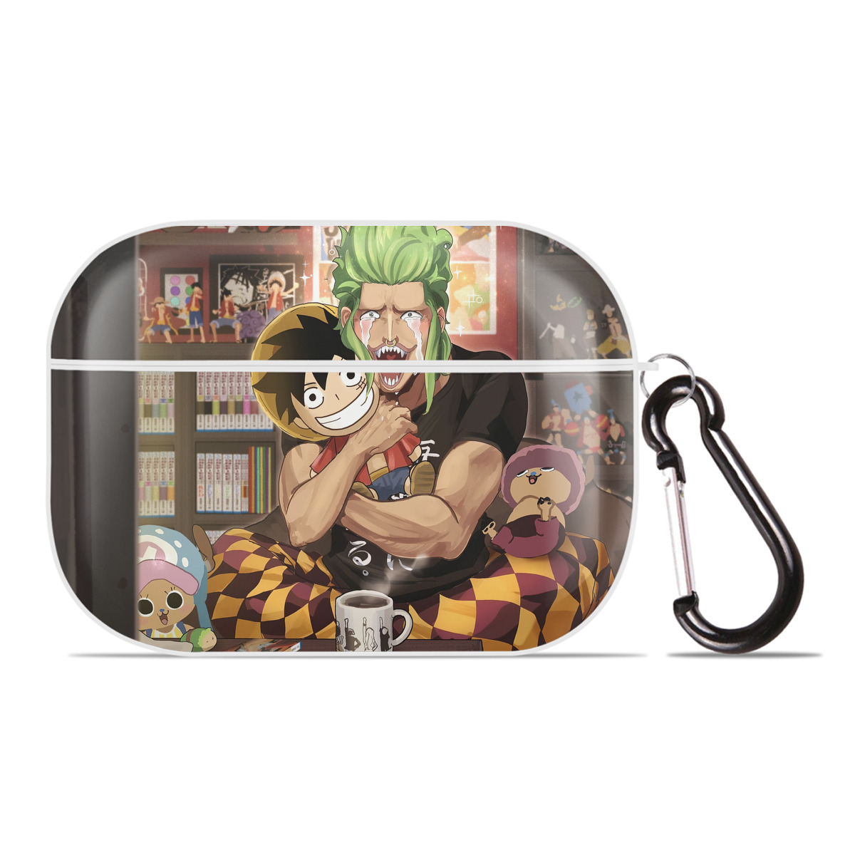（画像用） ワンピース ONE PIECE 【AirPods Pro用】ハードシェル保護ケース 耐衝撃・防指紋・カラビナ付き商品仕様