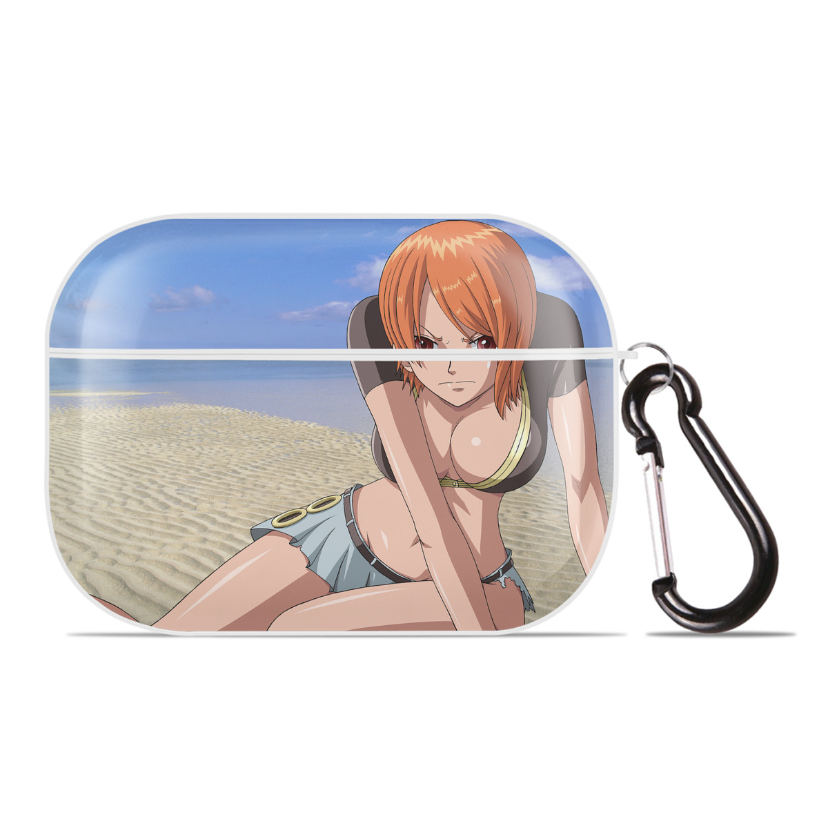（画像用） ワンピース ONE PIECE 【AirPods Pro用】ハードシェル保護ケース 耐衝撃・防指紋・カラビナ付き商品仕様