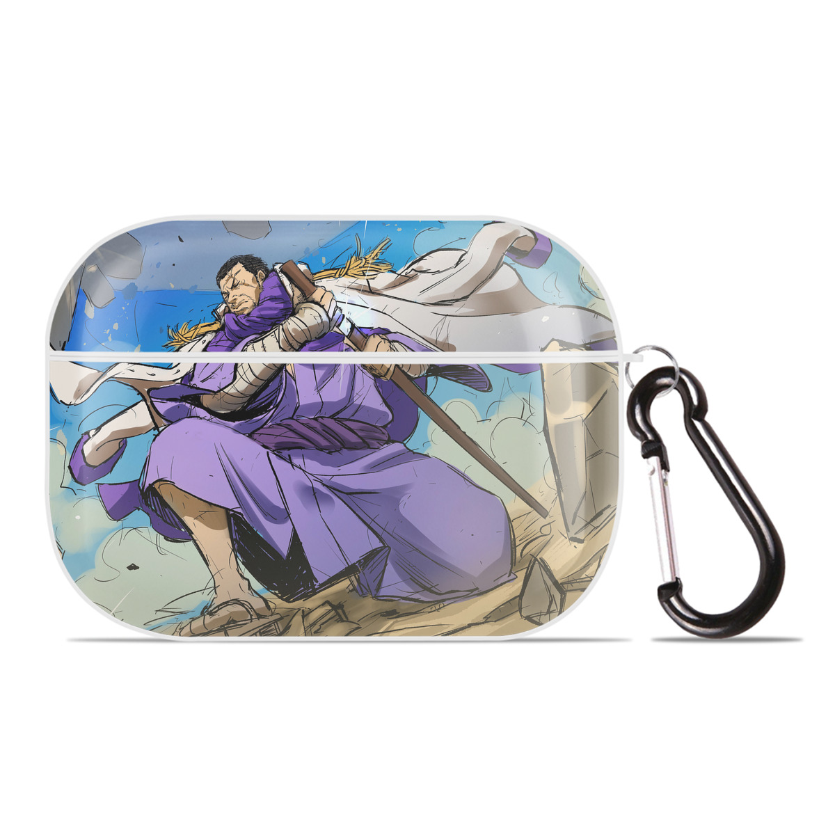 （画像用） ワンピース ONE PIECE 【AirPods Pro用】ハードシェル保護ケース 耐衝撃・防指紋・カラビナ付き商品仕様
