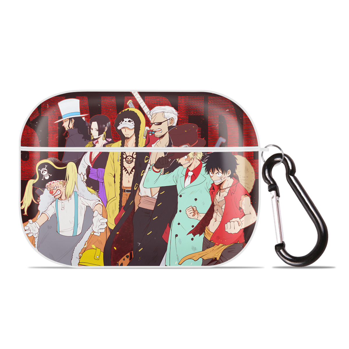 （画像用） ワンピース ONE PIECE 【AirPods Pro用】ハードシェル保護ケース 耐衝撃・防指紋・カラビナ付き商品仕様
