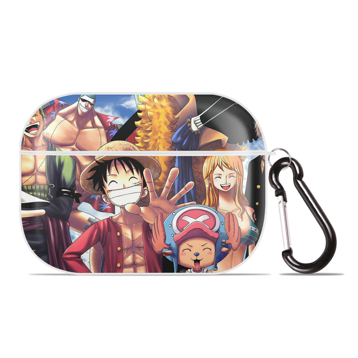 （画像用） ワンピース ONE PIECE 【AirPods Pro用】ハードシェル保護ケース 耐衝撃・防指紋・カラビナ付き商品仕様