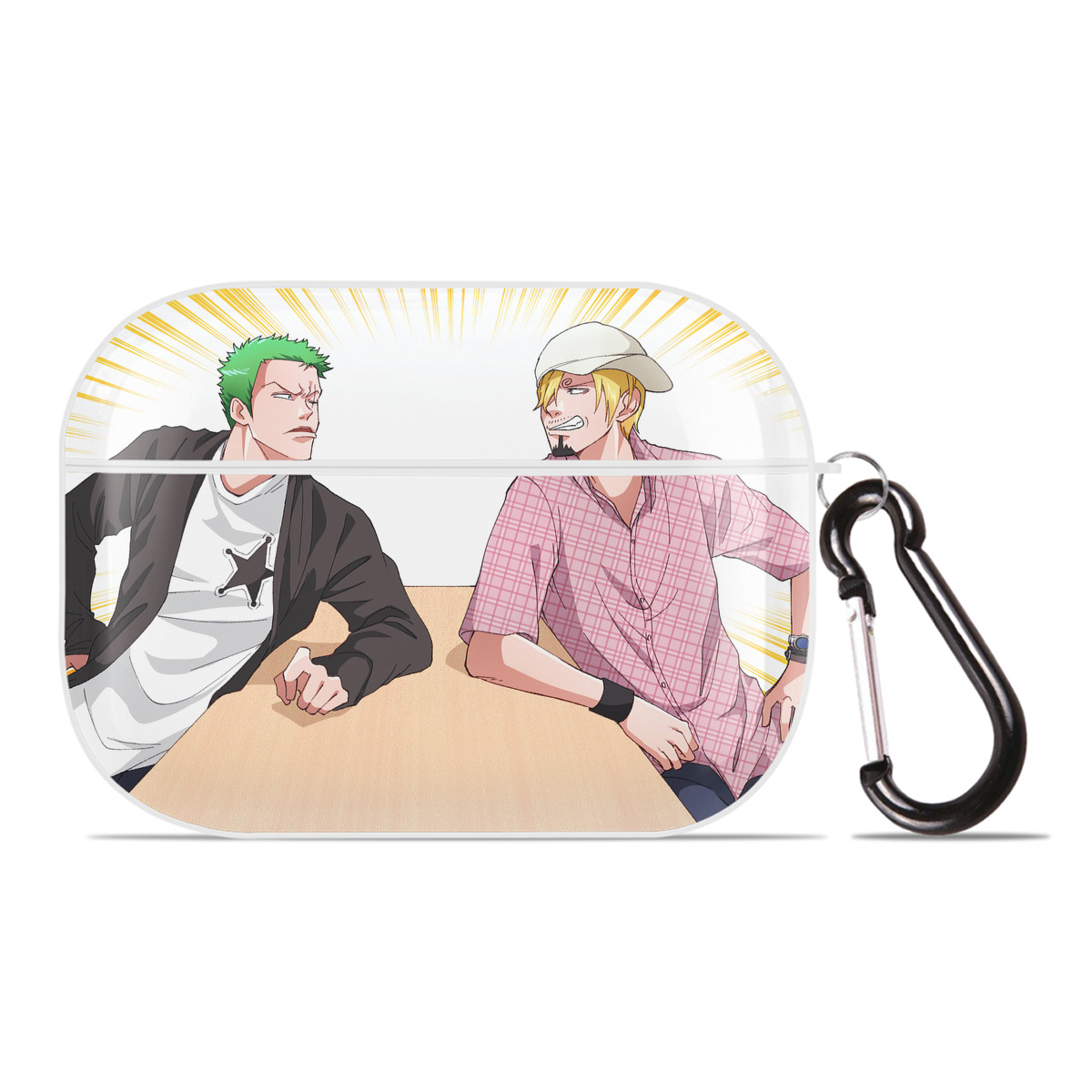 （画像用） ワンピース ONE PIECE 【AirPods Pro用】ハードシェル保護ケース 耐衝撃・防指紋・カラビナ付き商品仕様