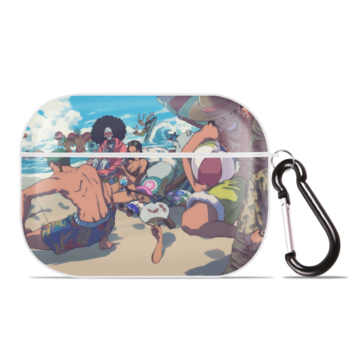 （画像用） ワンピース ONE PIECE 【AirPods Pro用】ハードシェル保護ケース 耐衝撃・防指紋・カラビナ付き商品仕様