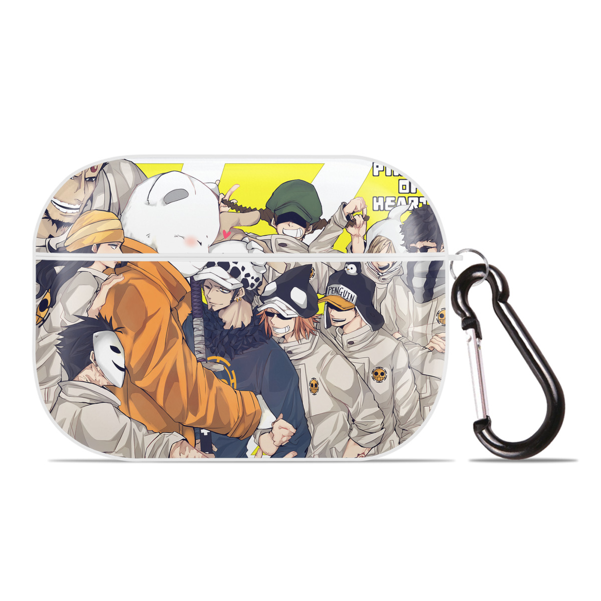 （画像用） ワンピース ONE PIECE 【AirPods Pro用】ハードシェル保護ケース 耐衝撃・防指紋・カラビナ付き商品仕様