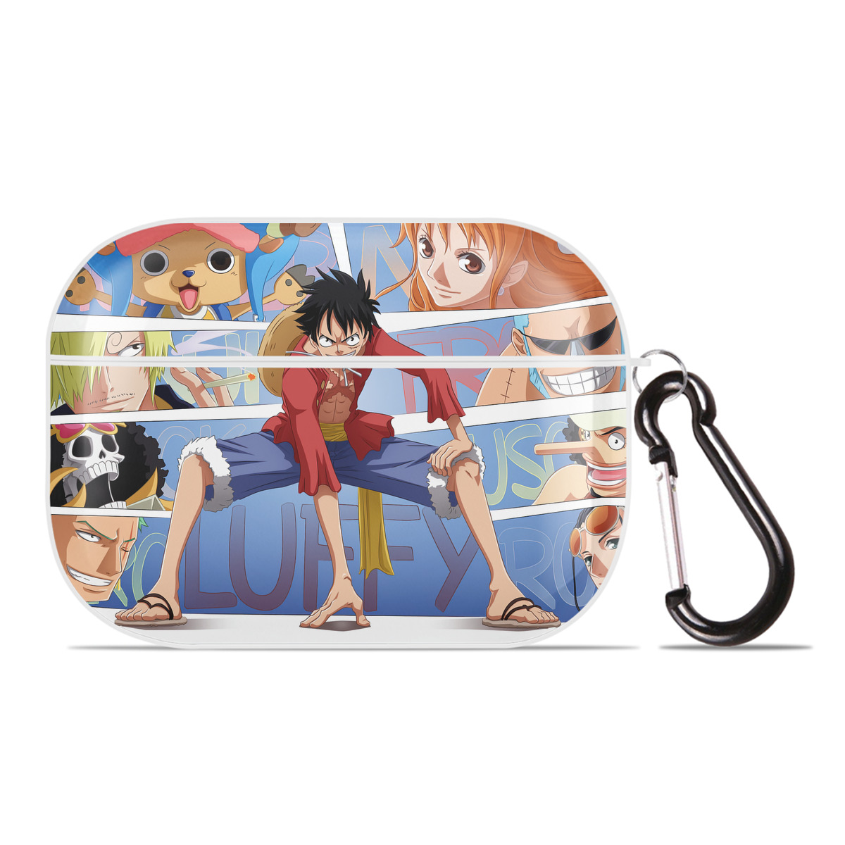 （画像用） ワンピース ONE PIECE 【AirPods Pro用】ハードシェル保護ケース 耐衝撃・防指紋・カラビナ付き商品仕様
