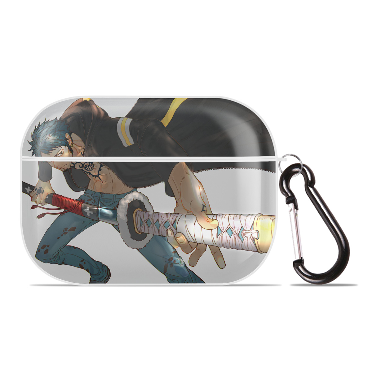 （画像用） ワンピース ONE PIECE 【AirPods Pro用】ハードシェル保護ケース 耐衝撃・防指紋・カラビナ付き商品仕様