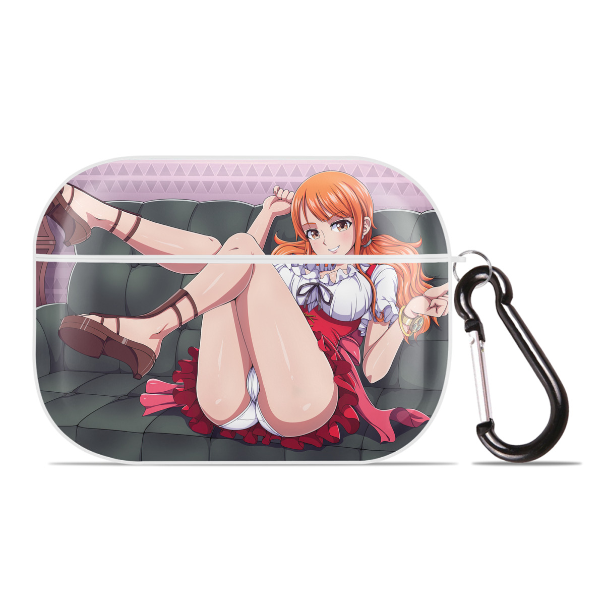 （画像用） ワンピース ONE PIECE 【AirPods Pro用】ハードシェル保護ケース 耐衝撃・防指紋・カラビナ付き商品仕様